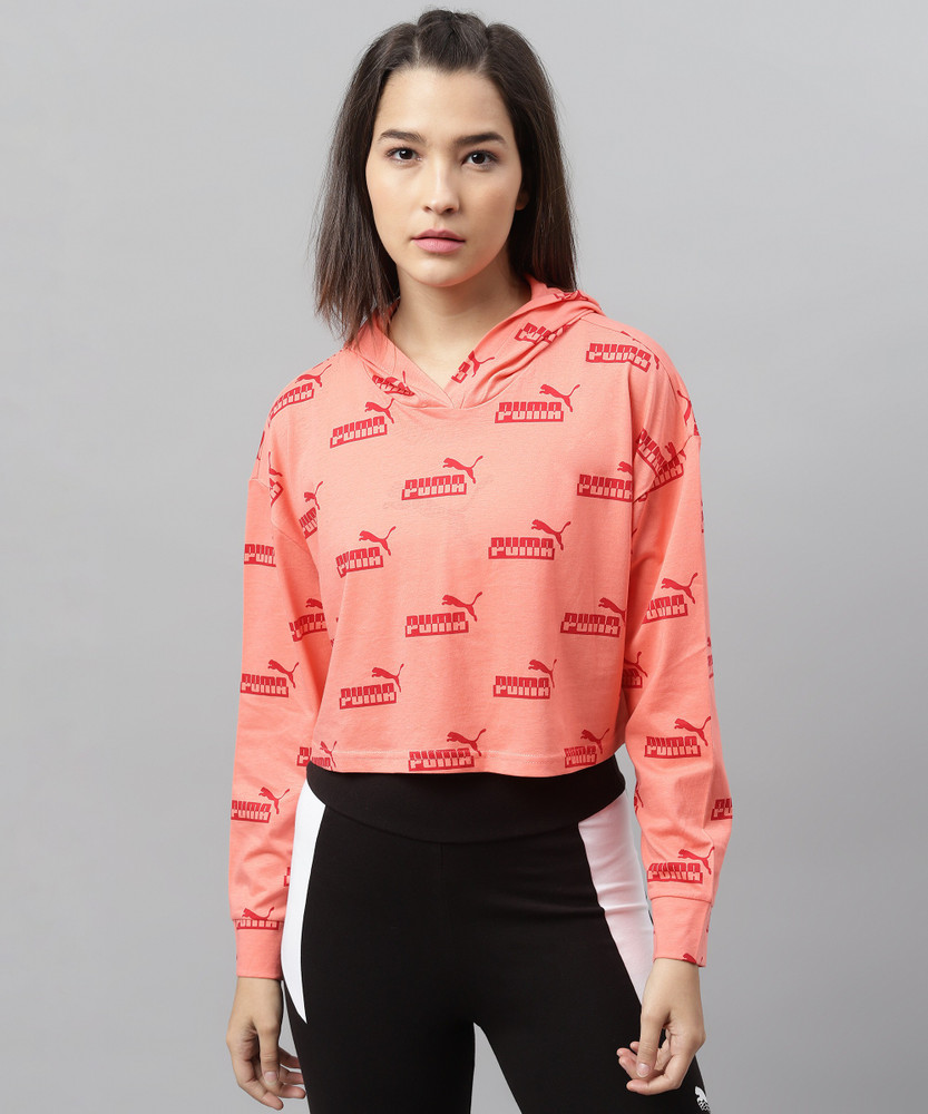 Sleeve Printed Women Sweatshirt 