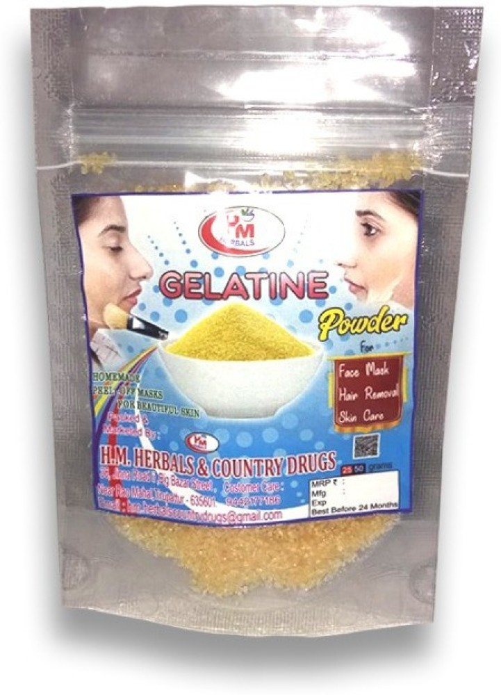 GELATIN WITH FENUGREEK SEED POWDER 2 IN 1 USES FOR FACE MASKHAIR REMOVAL  SKIN CARE  NEW MG NATURALS