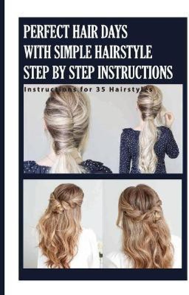 Simple Hairstyle Volume Plait Straight Curly Hair Hairstyle Tutorial Long  Stock Photo by ©focusandblur 177044520