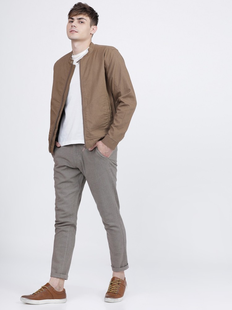 Lars Amadeus Mens Dress Plaid Slim Fit Flat Front Business Pants With  Pockets Dark Brown 38  Target