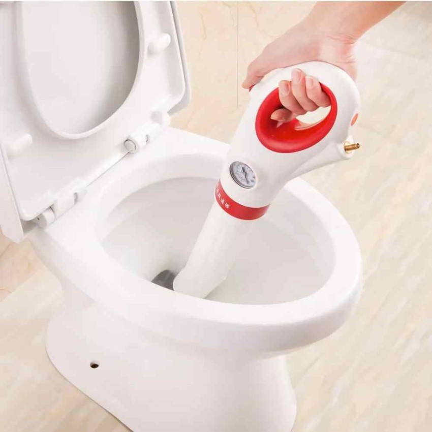 Toilet Plunger Manual Pneumatic Drain Hair Clog Remover Plunger for Clogged  Toilet Sewer Toilet Drain Blocked Pipe Kitchen - AliExpress