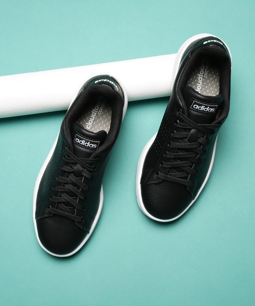 adidas advantage metallic sneaker