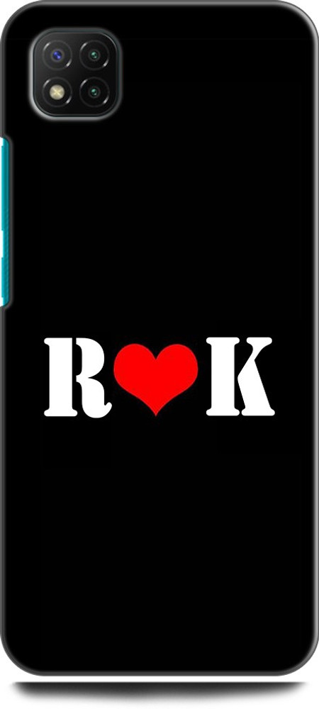 Afterglow Back Cover for Poco C3 R K, R LOVES K, NAME, LETTER, ALPHABET, RK LOVE, HART - Afterglow : Afterglow Back Cover for Poco C3 R K, R LOVES K, NAME, LETTER, ALPHABET, RK LOVE, HART - Afterglow :