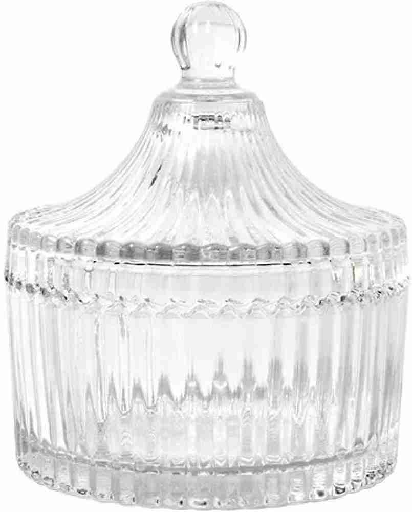 K AND D BROTHERS Glass Cookie Jar - 330 ml Price in India - Buy K AND D  BROTHERS Glass Cookie Jar - 330 ml online at