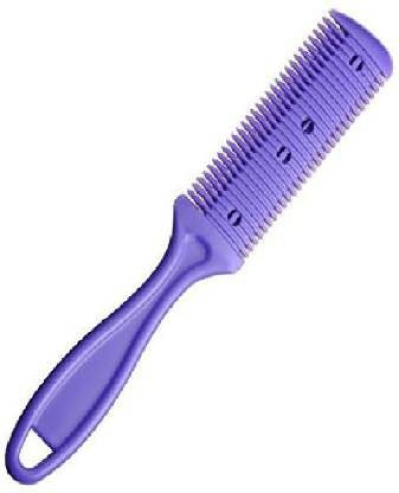 Glamezone Hair Comb Double Side Haircut Scissors Hair Cutting Comb Stainless Steel Blade Hair Razor for Both Long Short Hair Pack 1 - Price in India, Buy Glamezone