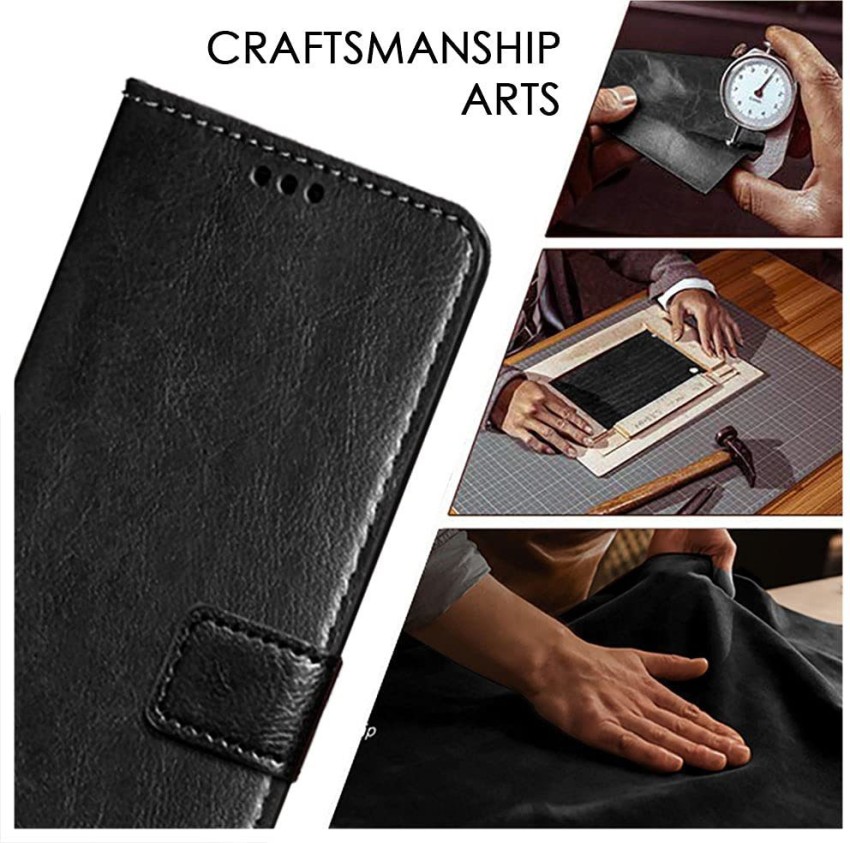 Hi Case Premium Leather Wallet Flip Cover For Vivo Y12/y15/y17/u10