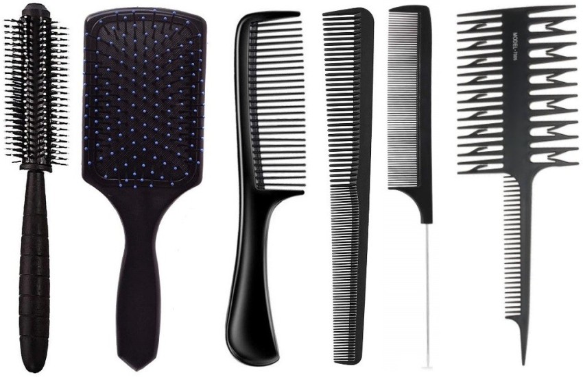 4pcs Styling Comb SetKit Hair BrushHair Comb Fine Teeth Wide Tooth Hair  Brush For All Hair Types  SHEIN IN