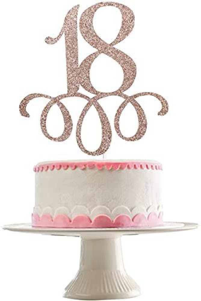 Eighteen Birthday Cake Topper