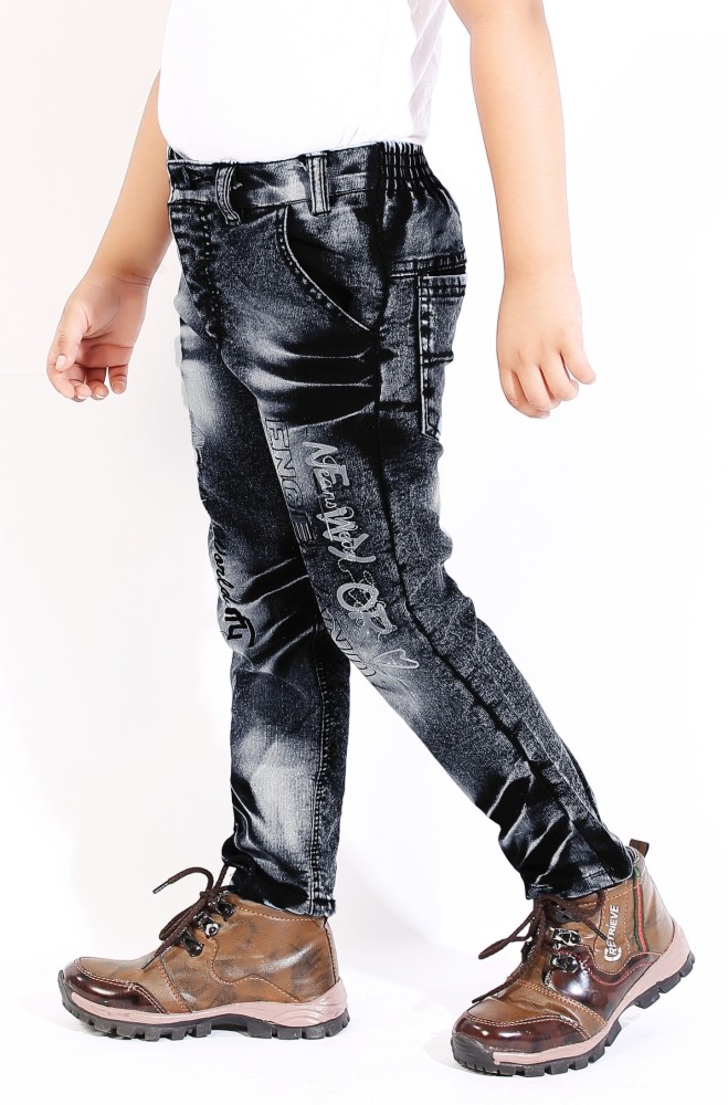 Source Jeans Brand Kids denim jeans Boys Trousers Clothes straight Children  Jeans Cowboy elastic waist Pants factory price on m.alibaba.com