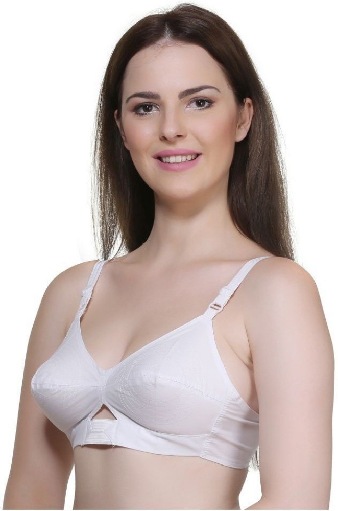 combo pack of 4 Paris beauty center lastic cotton full coverage non padded  bra for girls women and teenagers