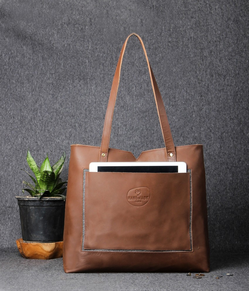 Madosh, Women's Genuine Leather Bag Shoulder Crossbody Brown Daily