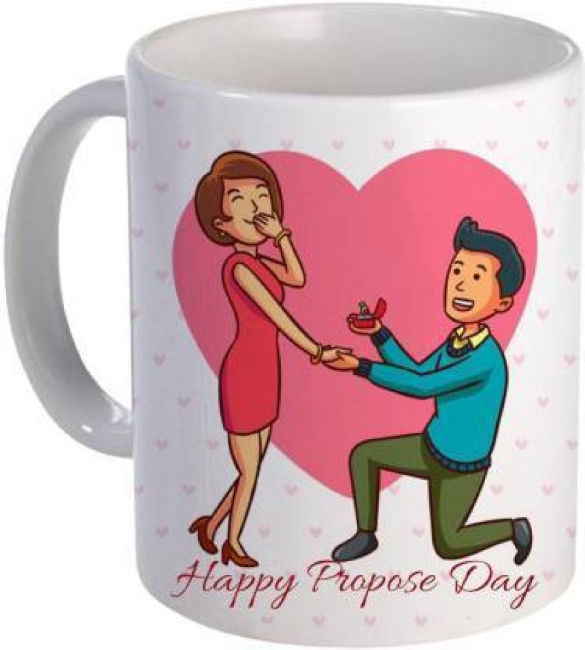 SHREENKRAFT happy propose day with heart boy proposed to girl ...