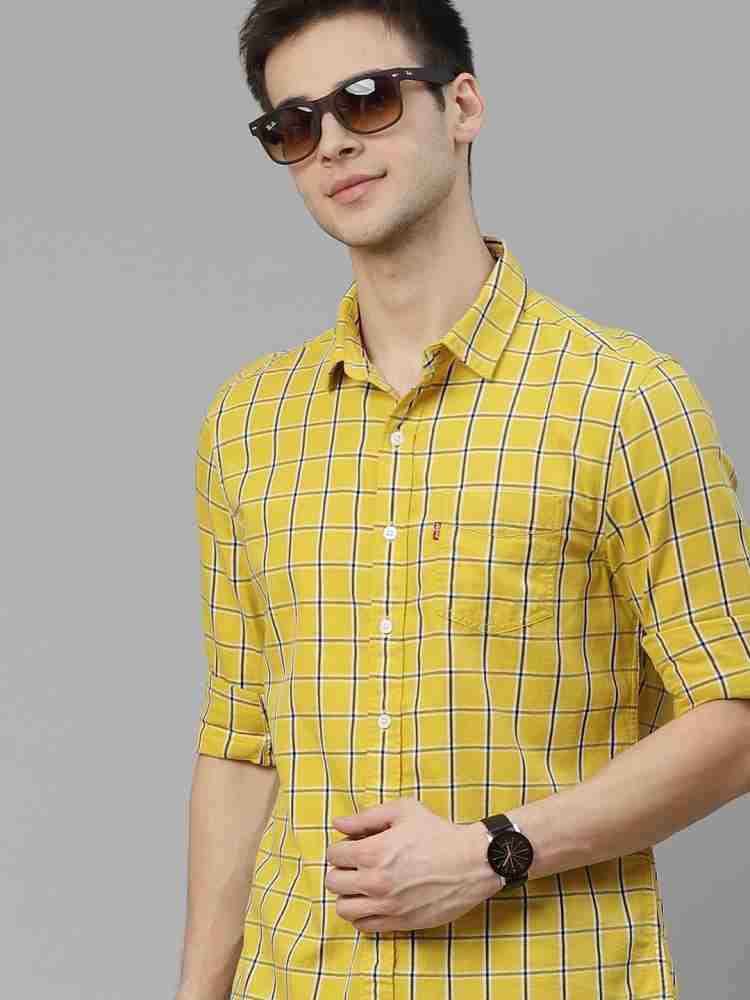 yellow levis shirt