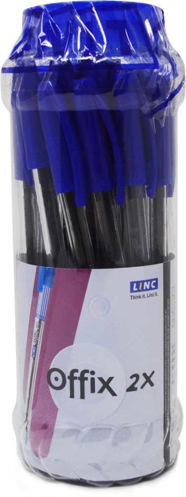 Linc Offix WBF 1.0 mm Ball Jar, Fast Flowing Ink & Soft Rubber Grip, Smooth Writing Ball Pen - Buy Linc Offix WBF 1.0 mm Ball Jar