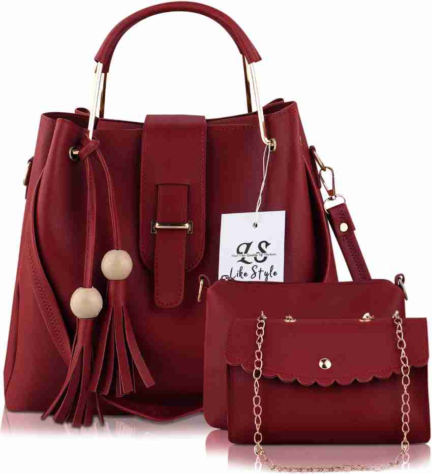 Buy CarryLux Women Maroon Shoulder Bag Maroon Online @ Best Price in India