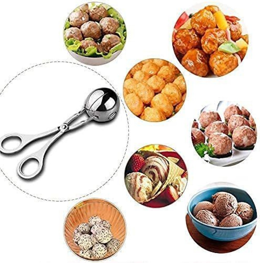 Dreamway 01 Meat Rice Ball Maker Cake Pop Meatball Maker Ice Tongs Cookie  Dough Scoop 13 cm Utility Tongs Price in India - Buy Dreamway 01 Meat Rice Ball  Maker Cake Pop