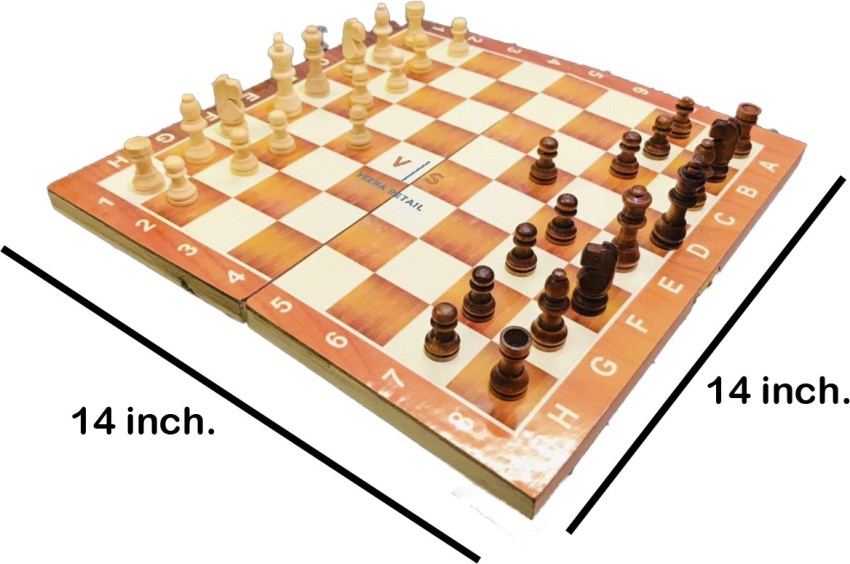 Giant Wood Chess Set 7 Inches Environmentally Friendly