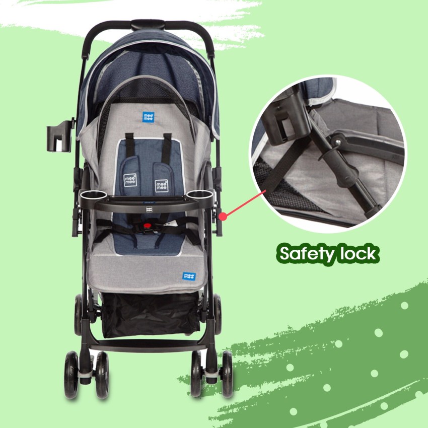 Buy Mee Mee Baby Pram Baby Stroller Easy to Push,Locking Wheels