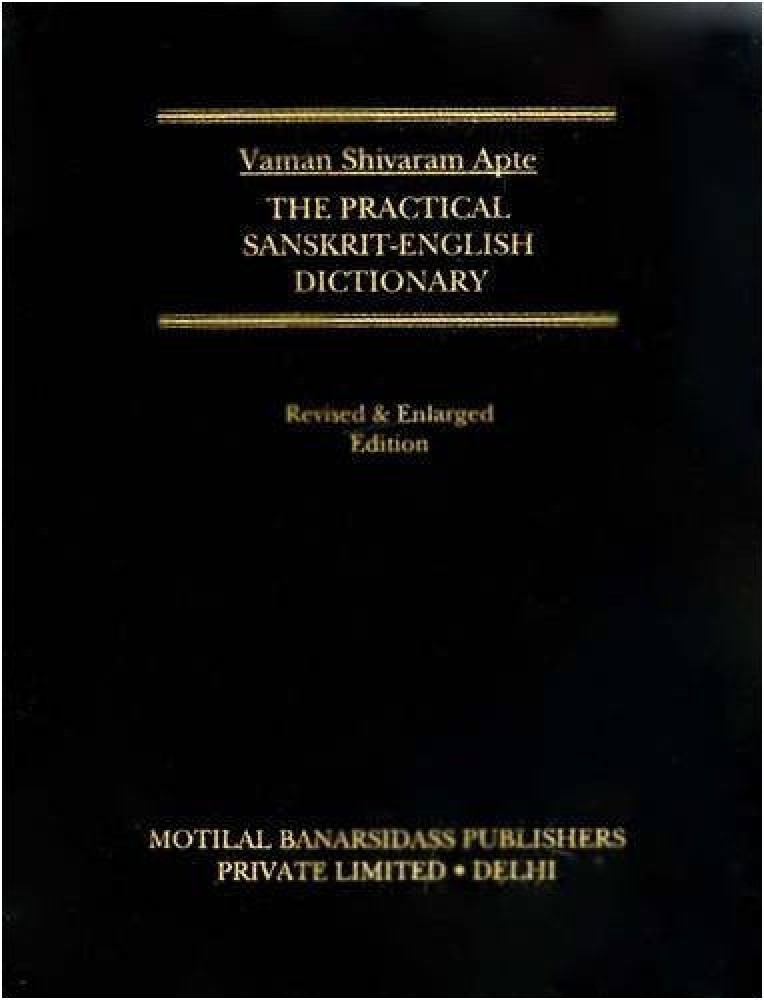 Practical Sanskrit-English Dictionary: Buy Practical Sanskrit