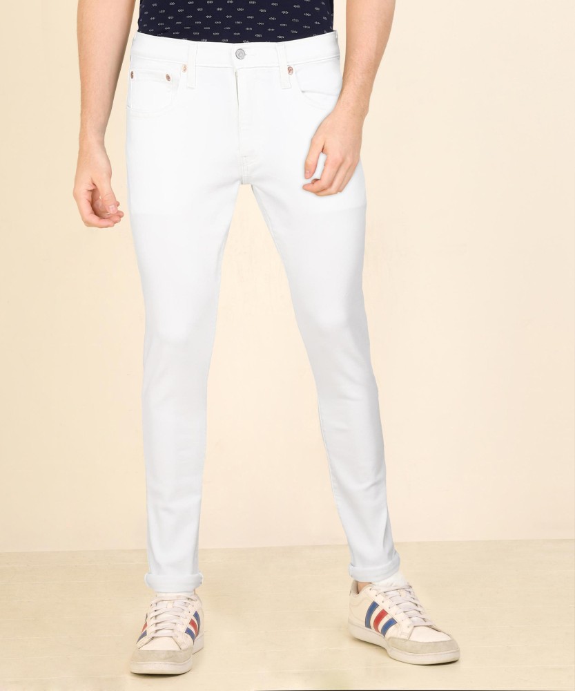 LEVI'S 512 Tapered Fit Men White Jeans - Buy LEVI'S 512 Tapered Fit Men White  Jeans Online at Best Prices in India 