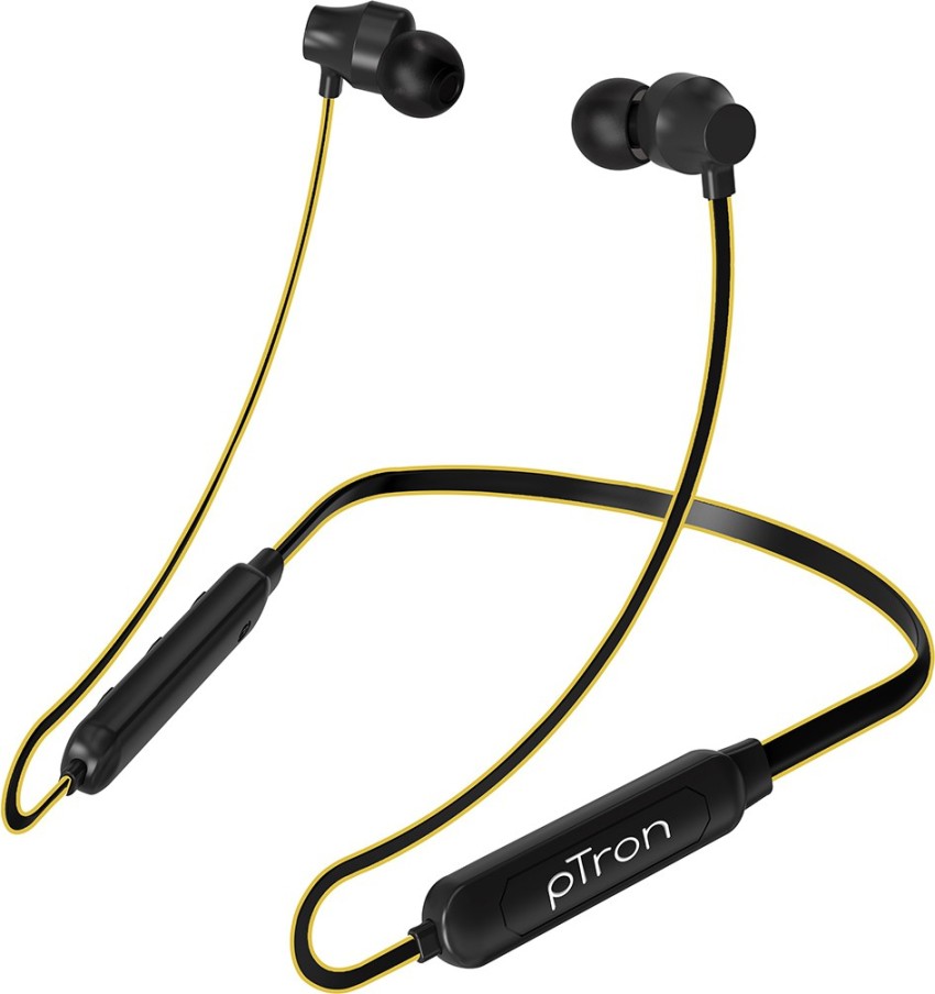 ptron intunes elite neckband bluetooth headset