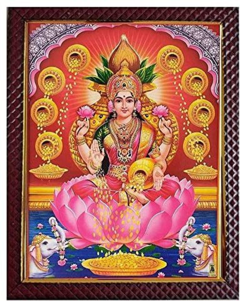 SVC Handicrafts Goddess Lakshmi Devi Synthetic Wood Photo Frame ...