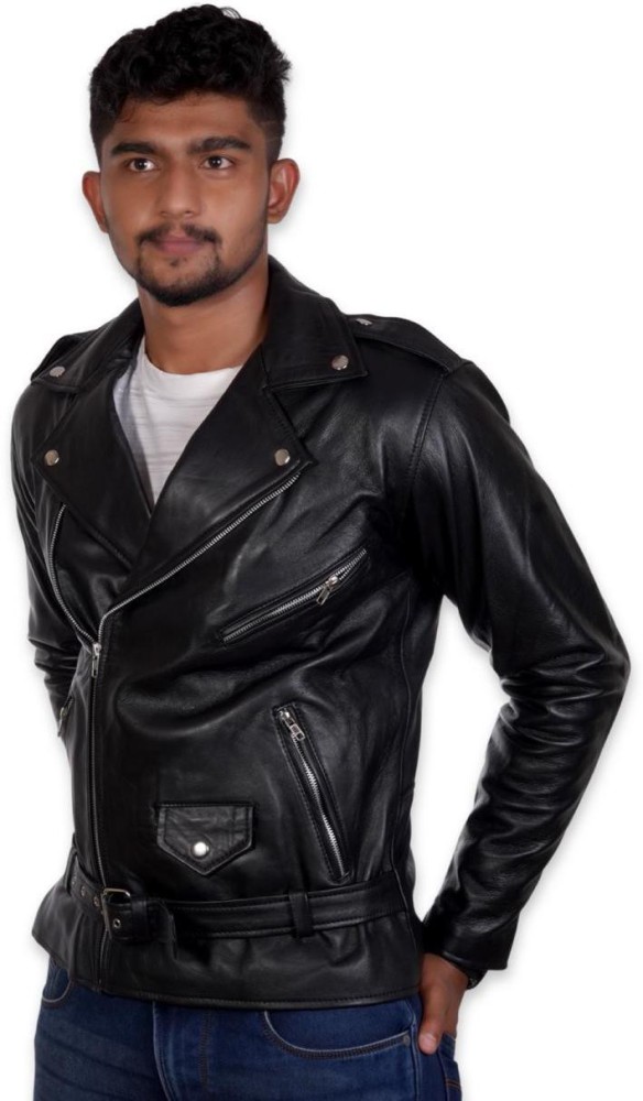 Buy Genuine Leather Jacket Men Vintage Cafe Racer Distressed Online in India  - Etsy
