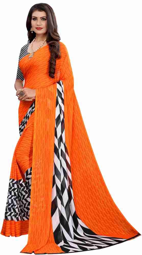 Flipkart chiffon sale sarees below 400