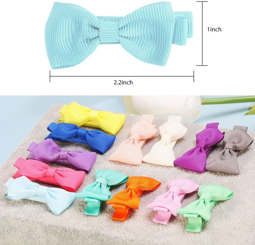 Krelin Hair Bows Alligator Clips Cloth Fabric Pattern Hair Bow Alligator Clips Non-slip Hair Clips Hair Barrettes Hair Accessories Bows Frod2esgdes-10