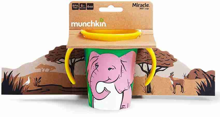 Munchkin Miracle 360 WildLove Trainer Cup, 6 oz, Giraffe