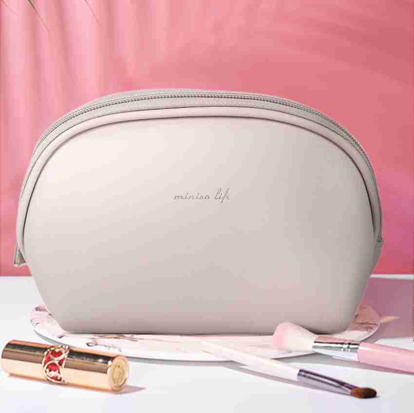 Miniso Semicircle Cosmetic Bag Multifunctional Simple Cosmetic Bag