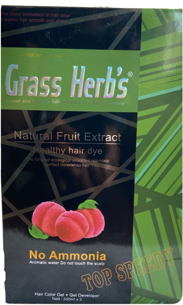 Grass Herbs Hair Black Colour