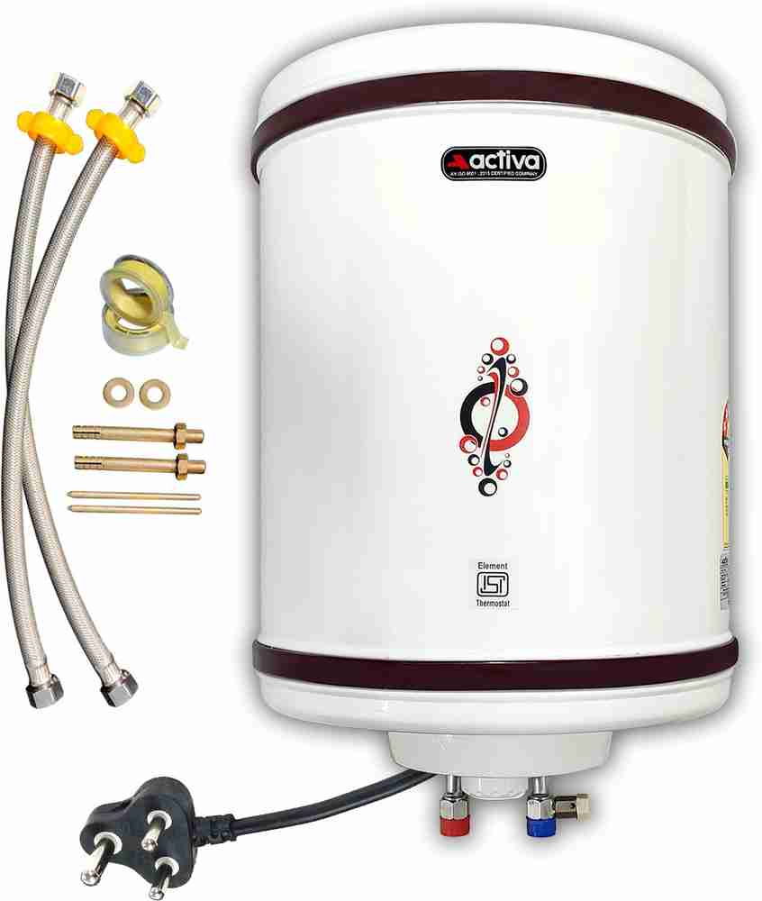 ACTIVA 15 L Storage Water Geyser (HOTLINE 5 STAR, White) Price in India -  Buy ACTIVA 15 L Storage Water Geyser (HOTLINE 5 STAR, White) online at  Flipkart.com