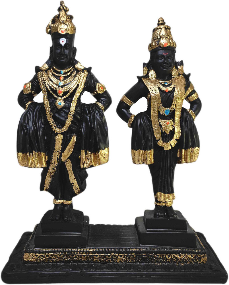 SADGURU ARTS Marble Finishing Black & Gloden jwellery Vitthal ...