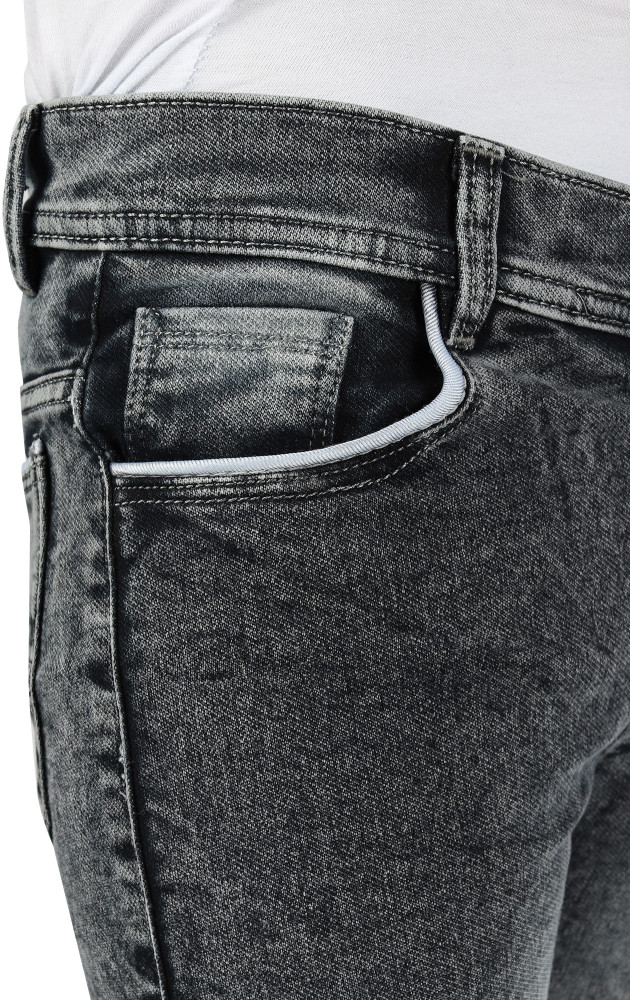 Aarzu Style Slim Men Black Jeans - Buy 