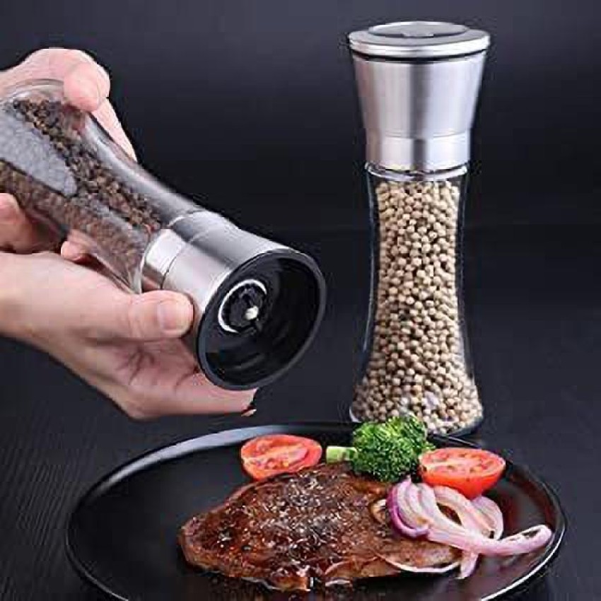 Zulay Kitchen Salt and Pepper Grinder with Adjustable Coarseness