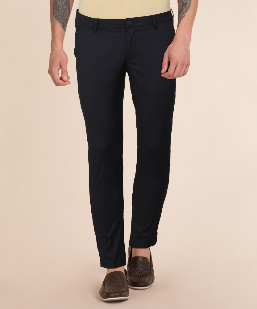 Louis Philippe Sport Casual Trousers Buy Louis Philippe ATH Work Navy  Trousers Online  Nykaa Fashion