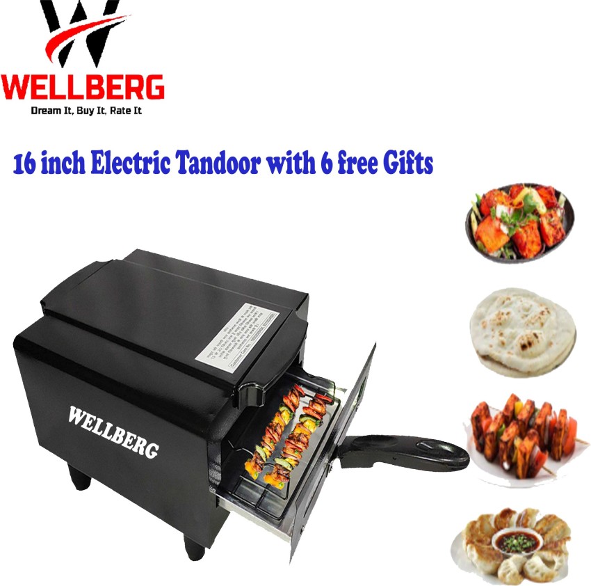 Buy Wellberg 2000-Watt Electric Tandoor (Black) Online at Low Prices in  India 