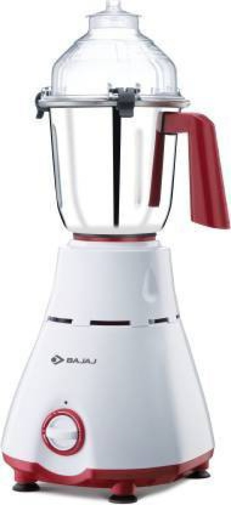 BAJAJ GX-75 750 Juicer Mixer Grinder (4 Jars, White, Red) Price in India -  Buy BAJAJ GX-75 750 Juicer Mixer Grinder (4 Jars, White, Red) Online at