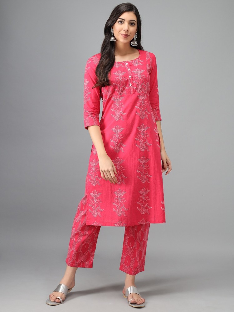 Casual Wear Regular Fit Round Neck Half Sleeve Printed Cotton Kurtis For  Ladies at Best Price in Delhi  Pragti Fashion