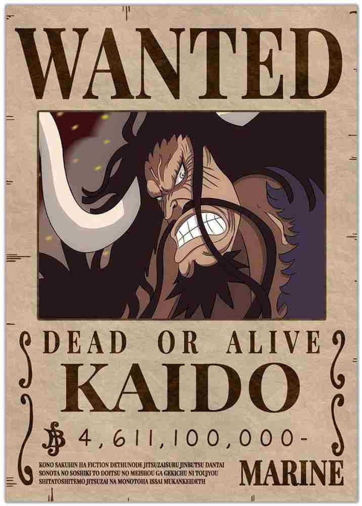 Gold Roger One Piece Wanted Poster | Photographic Print