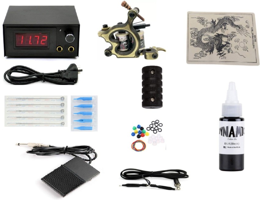 Tattoo Gizmo Coil Tattoo Machine Kit For Beginners with Power Supply  Needles Complete Tattoo Kit Basic Kit  Amazonin Beauty
