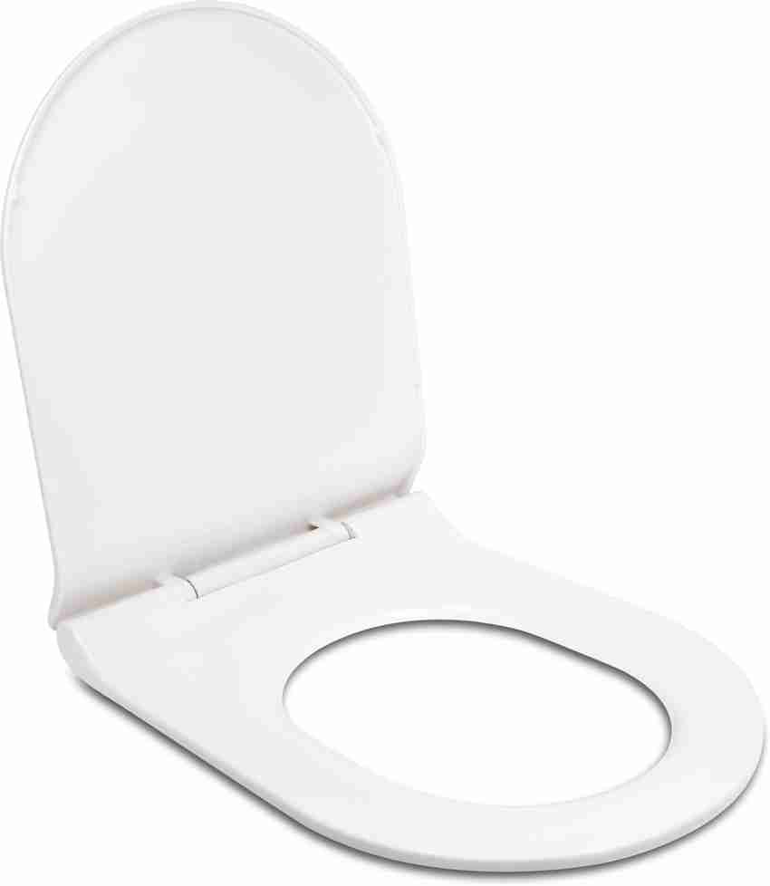 Indigo Cali Rimless Back To Wall Ceramic White Toilet Suite, 40 OFF