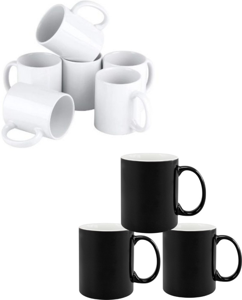 Black,White Printed Sublimation Magic Hot Water Mug, For Gifting, Capacity:  300 Ml