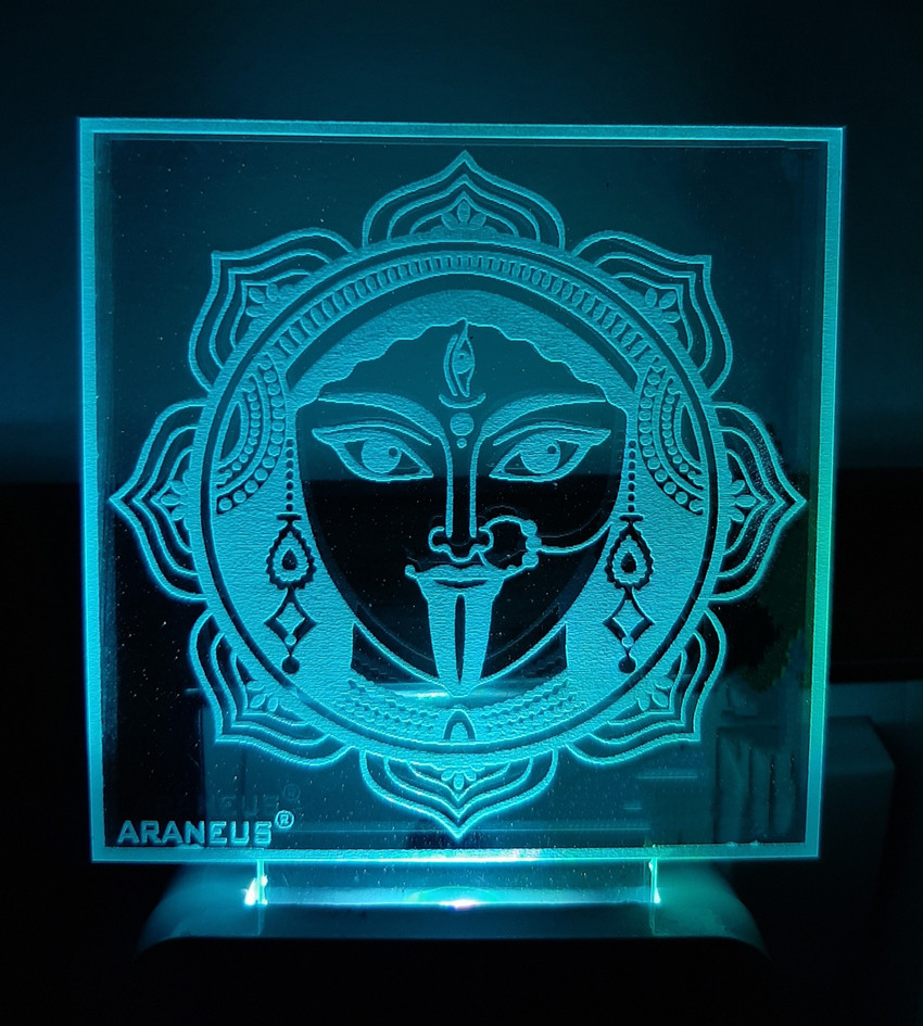 ARANEUS Durga Maa 3D Illusion LED Night Lamp For Home&Temple ...