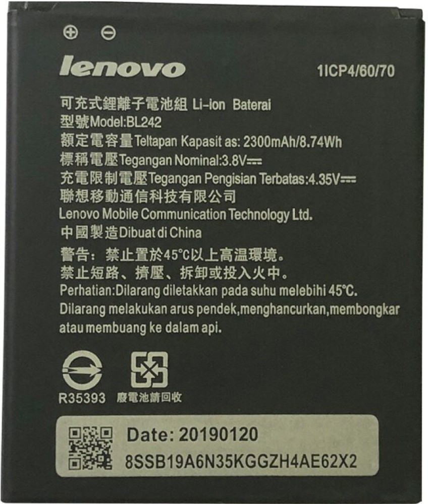 LIFON Mobile Battery For LENOVO K3 K30-W K30-T A6000 A3860 A3580