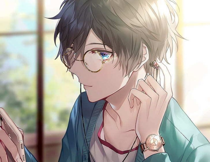 An Anime Art Of A Boy With Glasses Background Userprofile Picture  Background Image And Wallpaper for Free Download