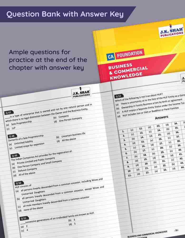 CA Foundation Paper 4 part 2 Business and Commercial Knowledge in Tamil