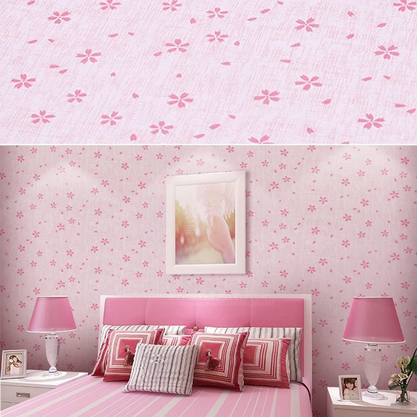 Aggregate more than 59 pink bedroom wallpaper super hot in.cdgdbentre