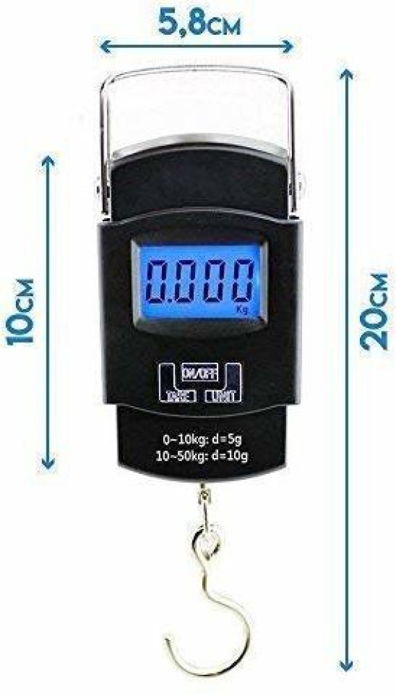 Weighing your Luggage with Electronic Portable Hook Type Digital